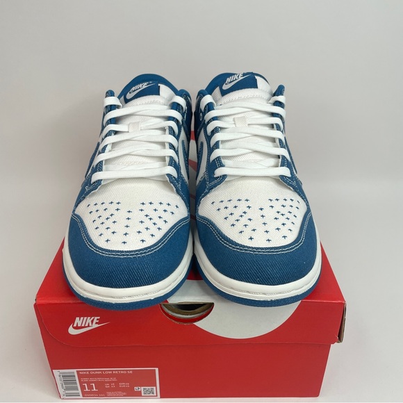 Nike Dunk Low Retro SE “Industrial Blue/Sashiko Denim” 2023 - Picture 2 of 4